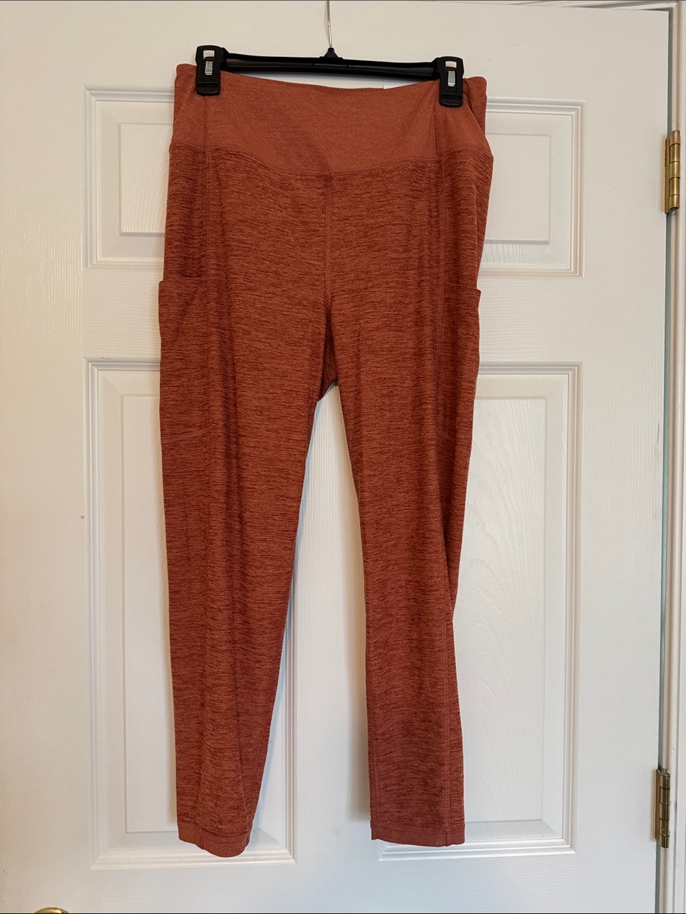 Sonoma Rust Heathered High-Rise Leggings